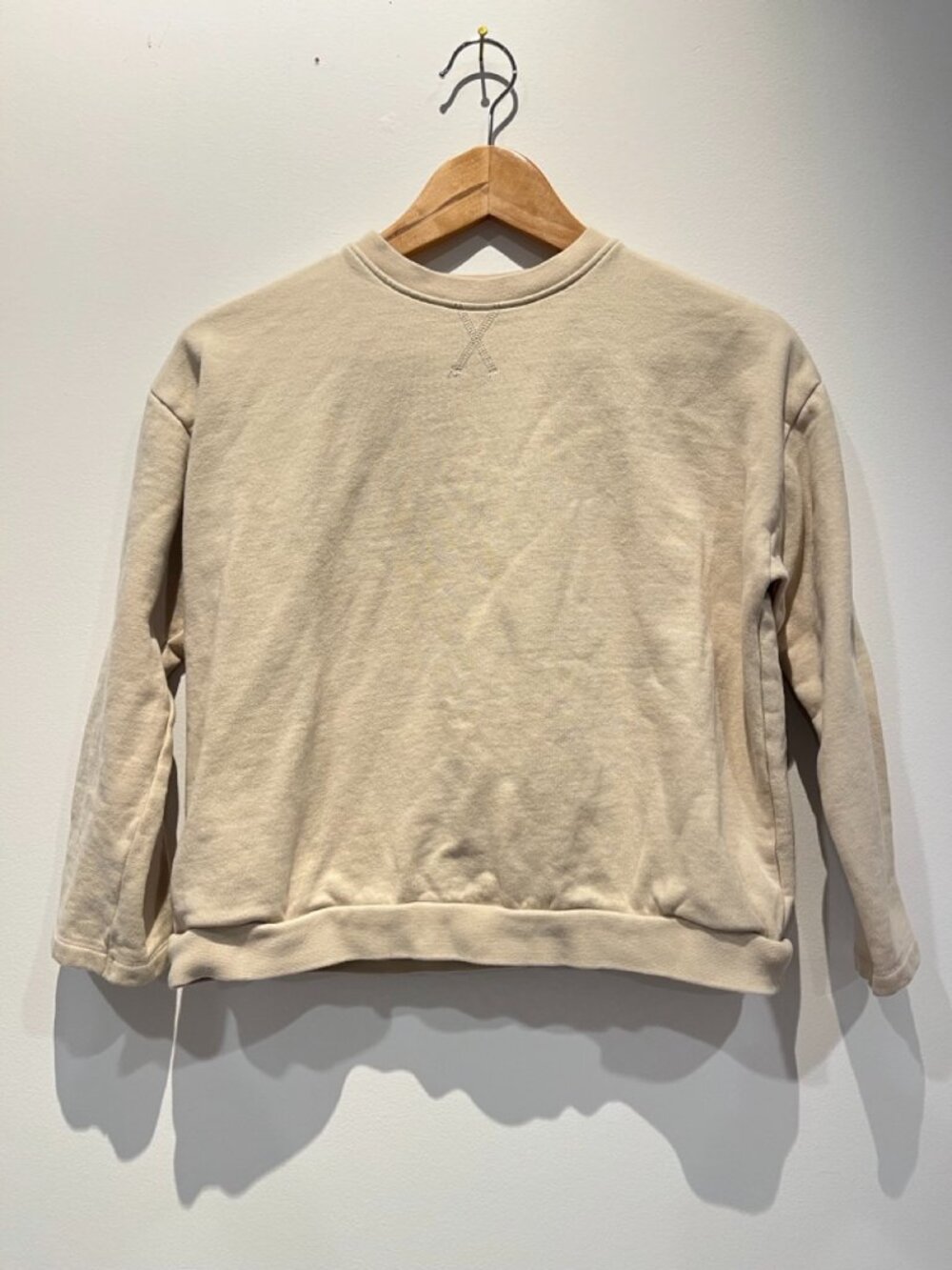 The Simple Folk 100% Organic Cotton Sweatshirt Cream Kids 8-9Y